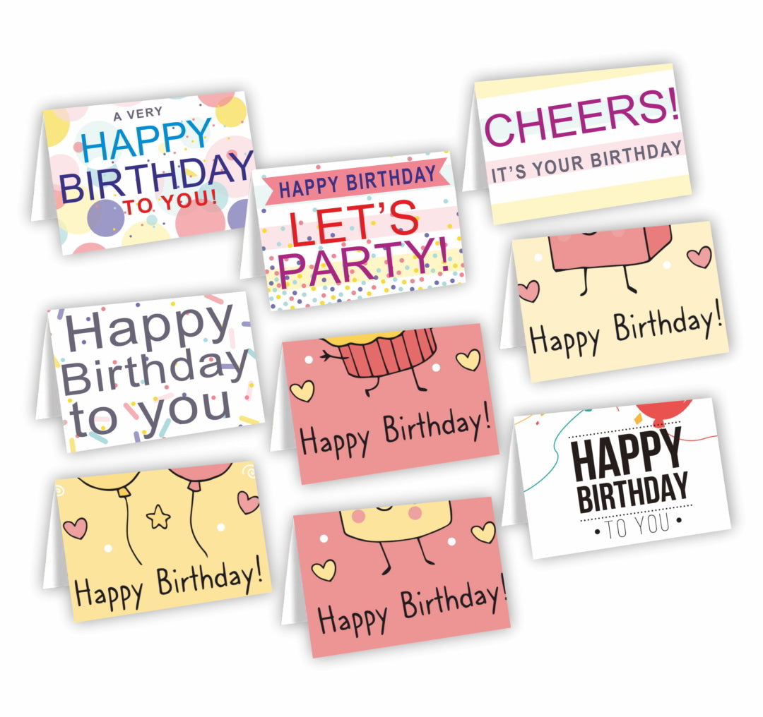 Happy Birthday Greeting Notecard