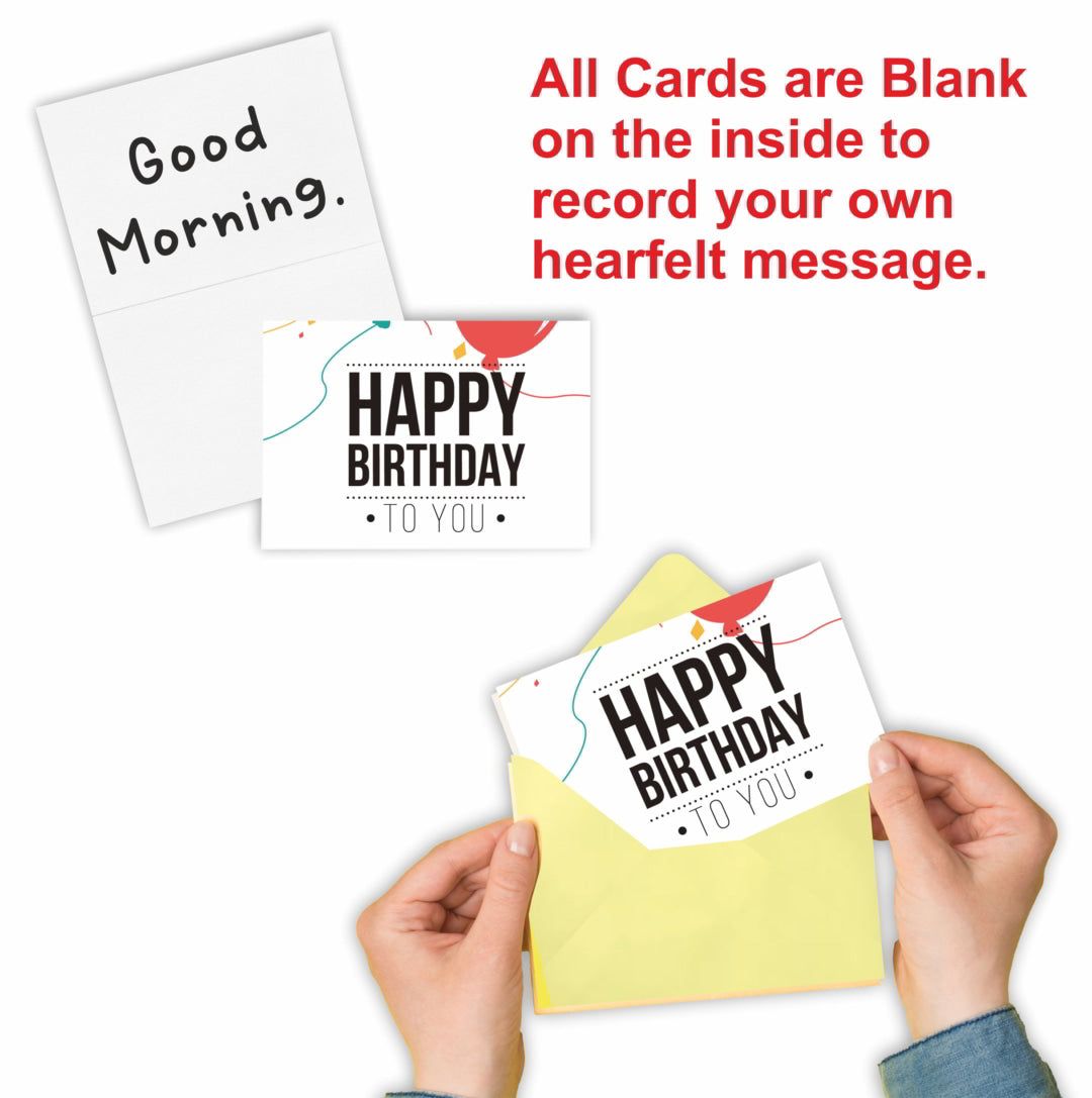 Happy Birthday Greeting Notecard