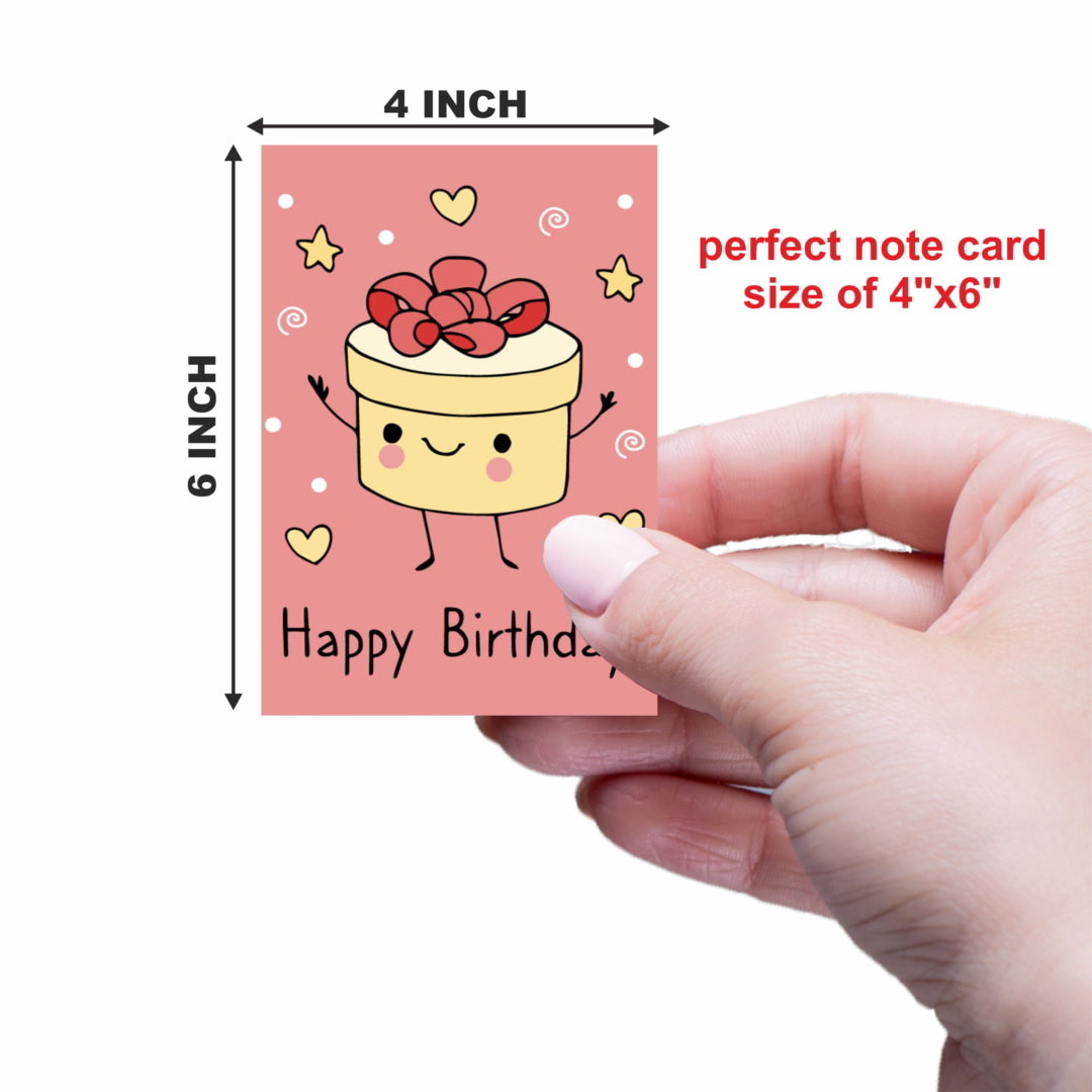 Happy Birthday Greeting Notecard