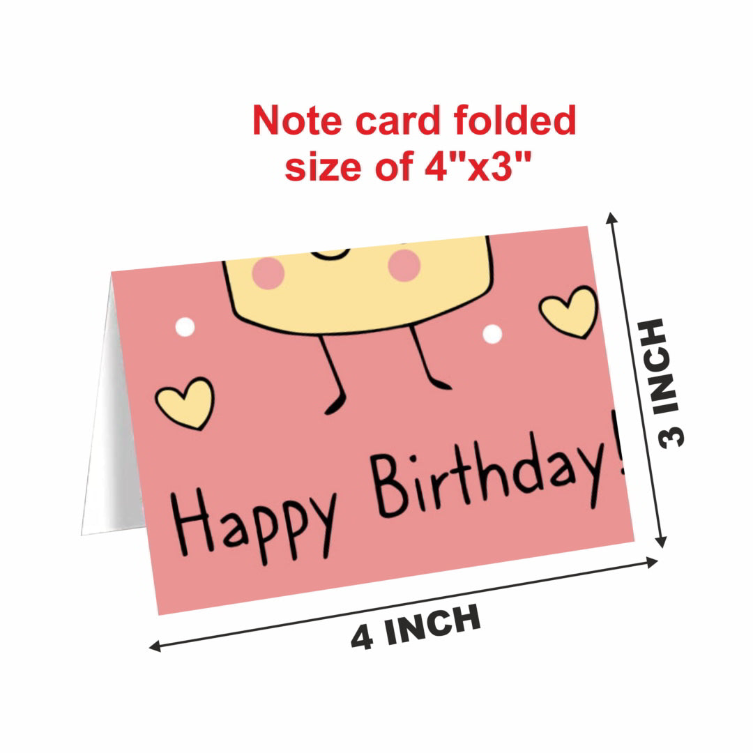 Happy Birthday Greeting Notecard