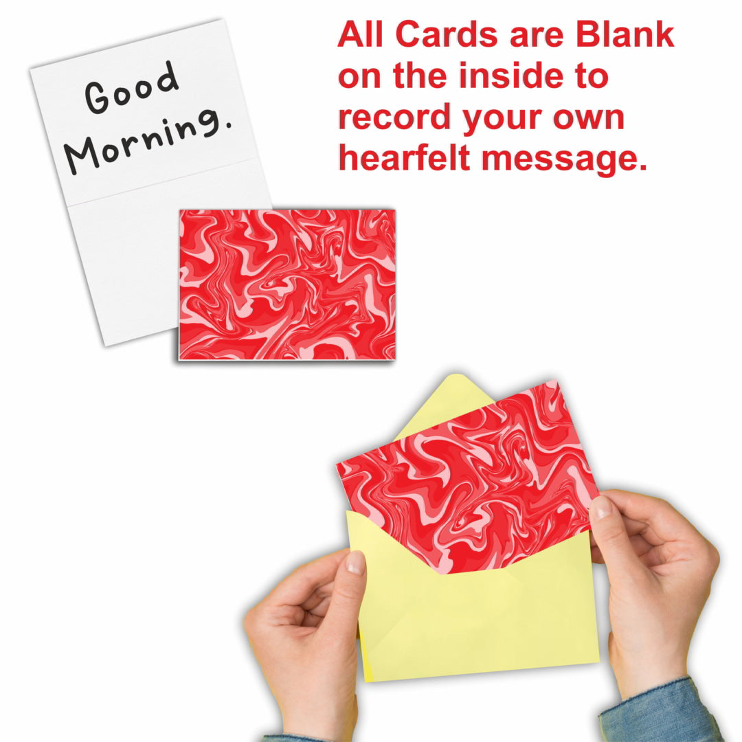 Attractive Blank Greeting Notecard