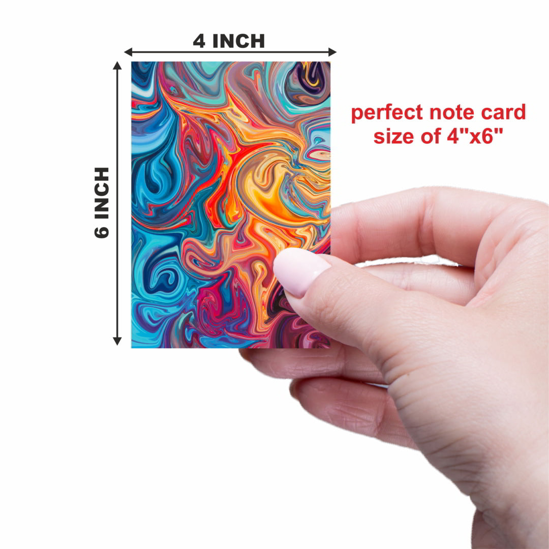 Attractive Blank Greeting Notecard