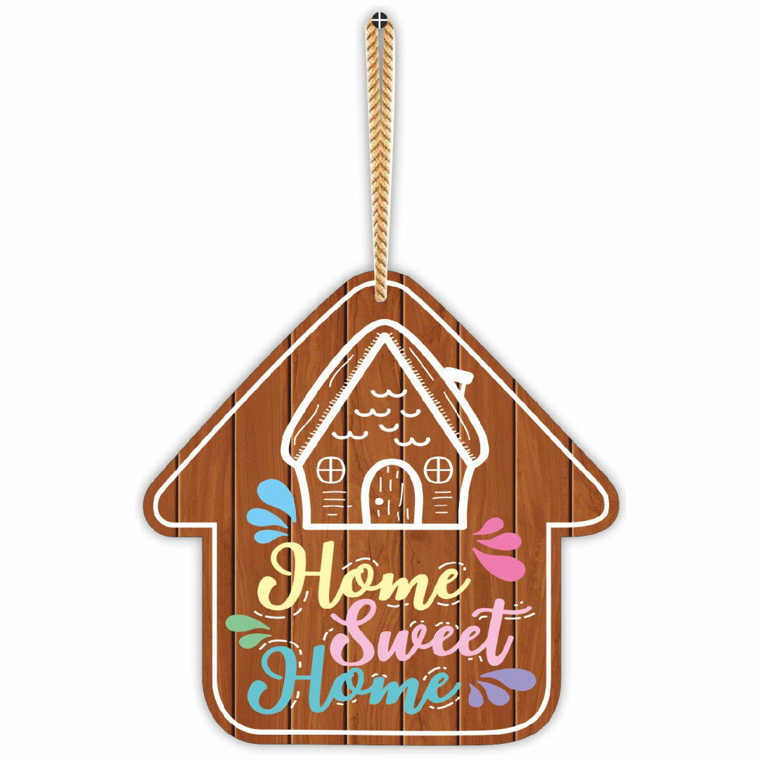 Home Sweet Home Printed MDF Hanging