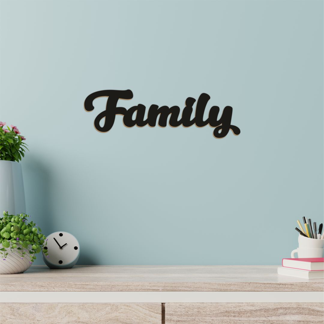 MDF Word Plaque Cut-out for Decor
