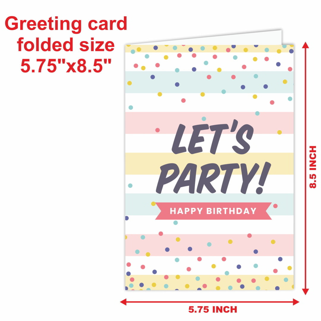 LET'S PARTY! Greeting Card