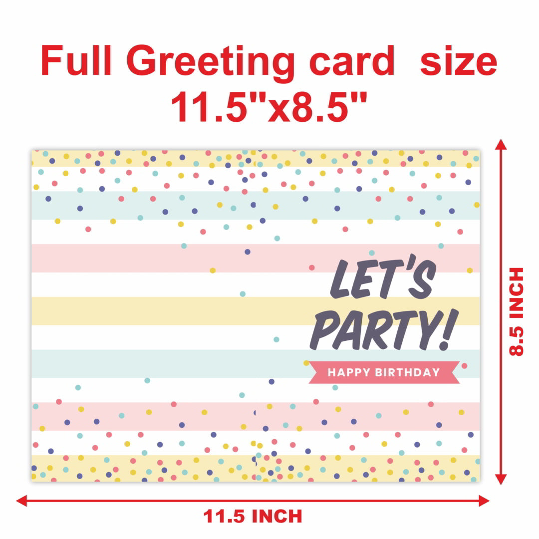 LET'S PARTY! Greeting Card