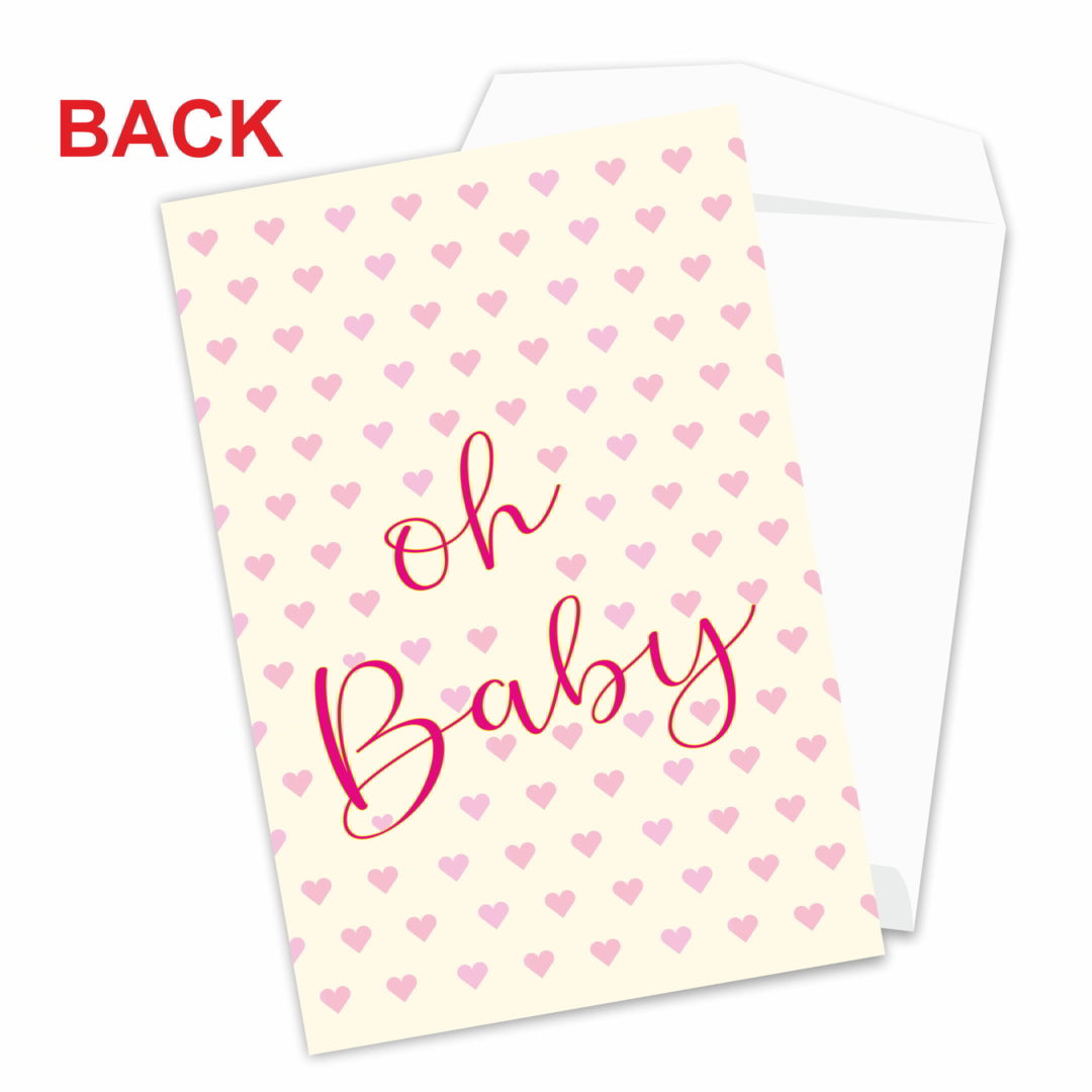 It's a Baby Girl Greeting Card