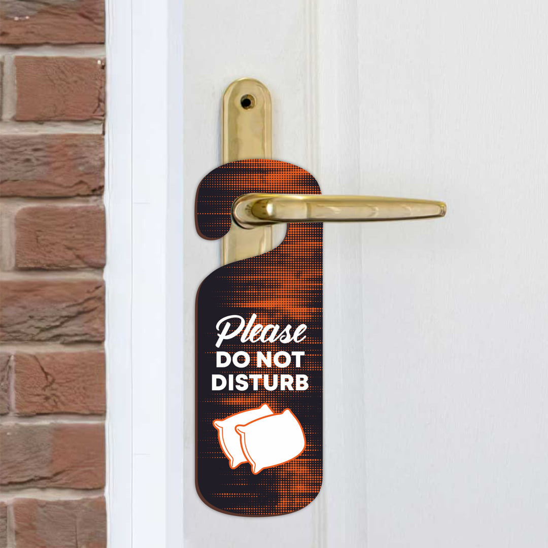 Do Not Disturb MDF Door Sign Hanger