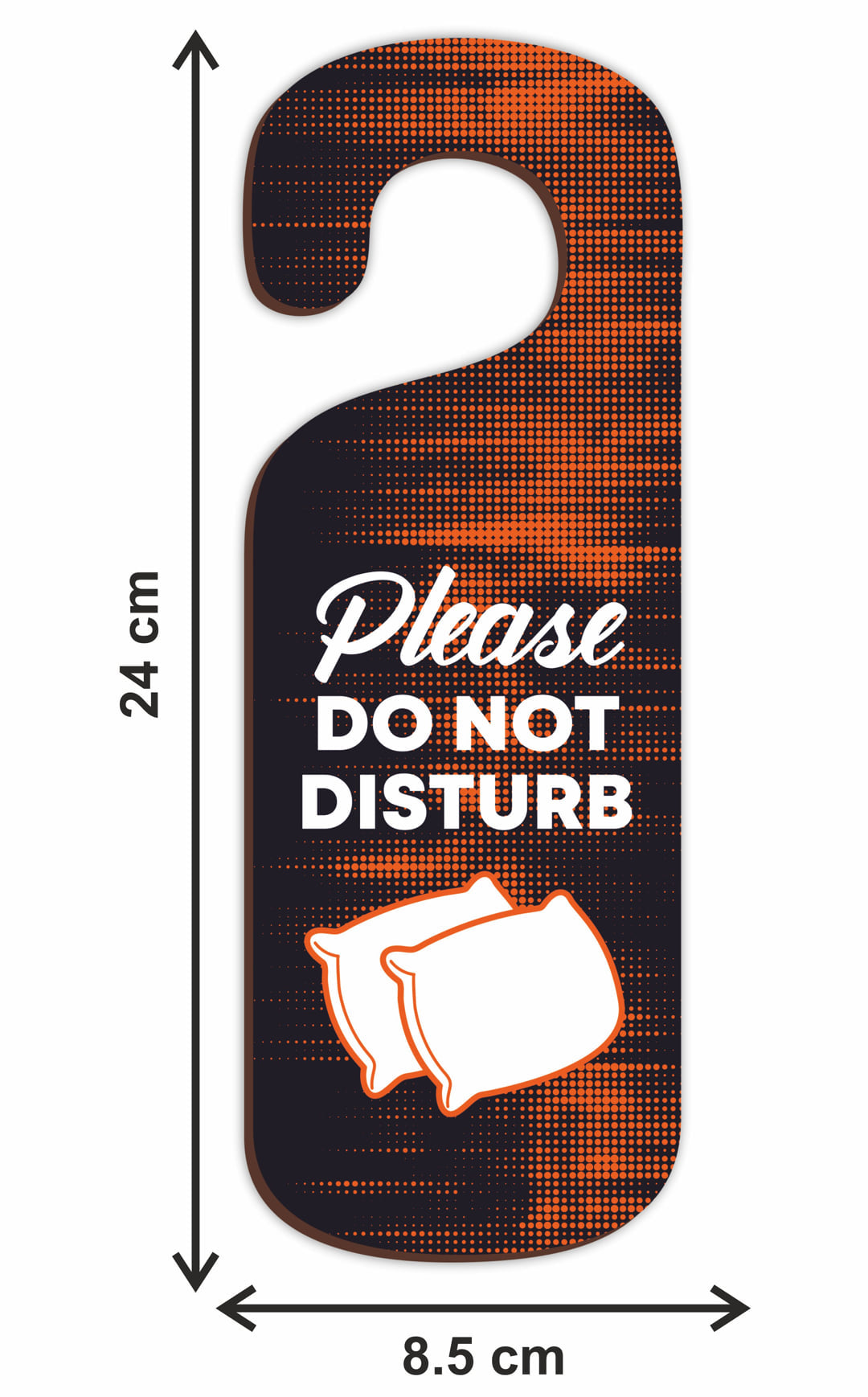 Do Not Disturb MDF Door Sign Hanger