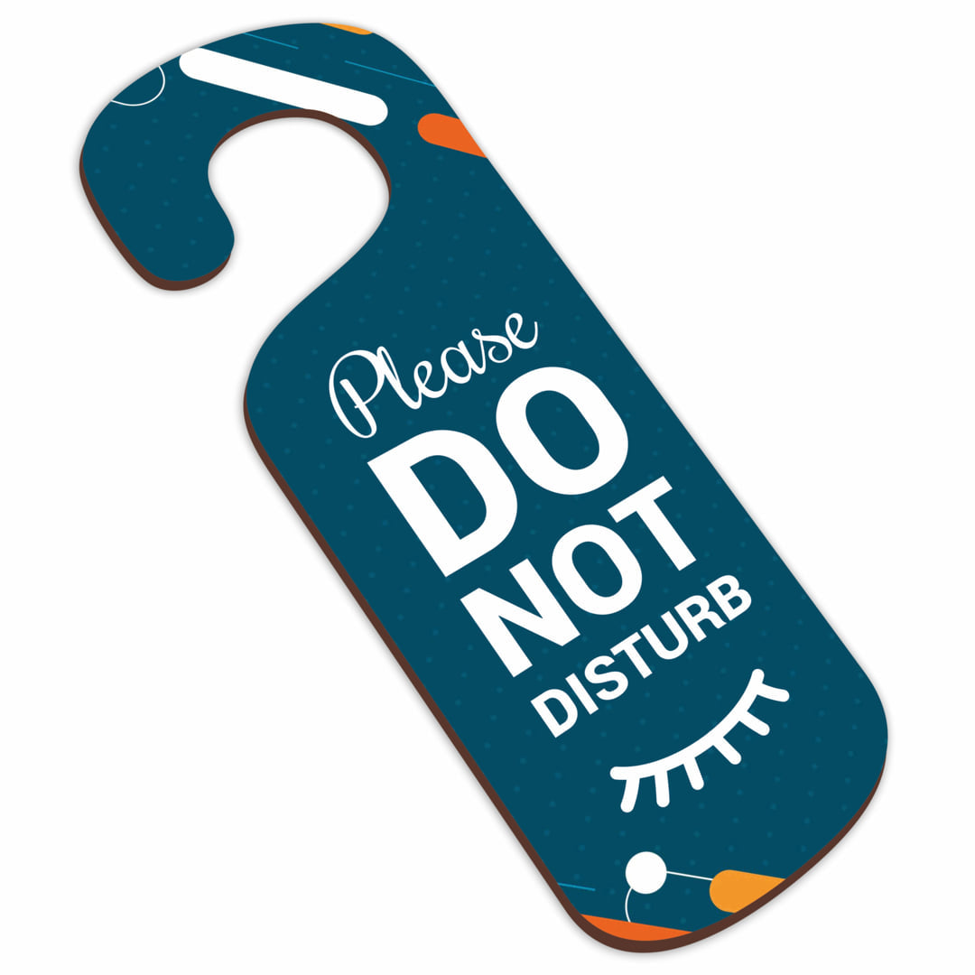 Do Not Disturb MDF Door Sign Hanger