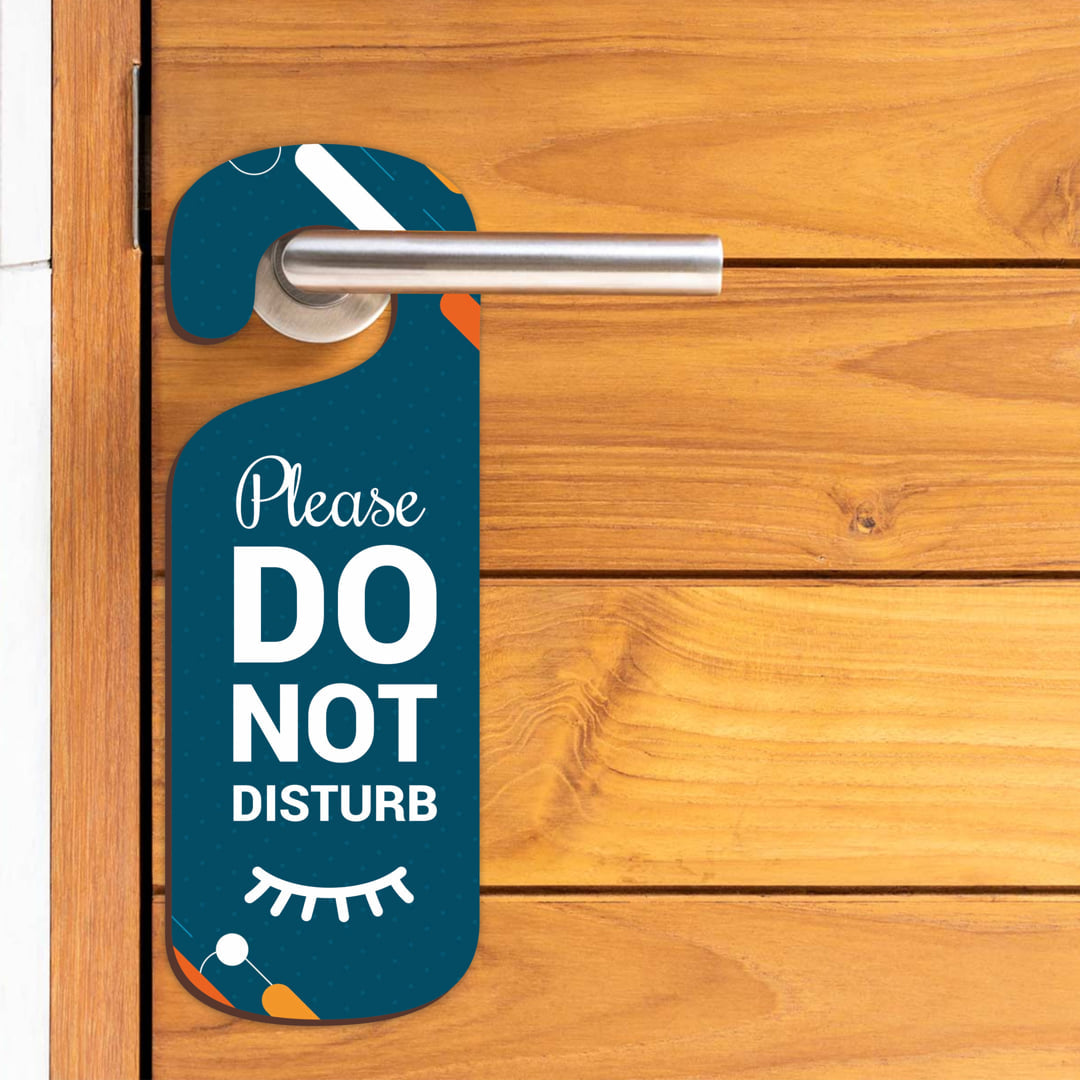 Do Not Disturb MDF Door Sign Hanger