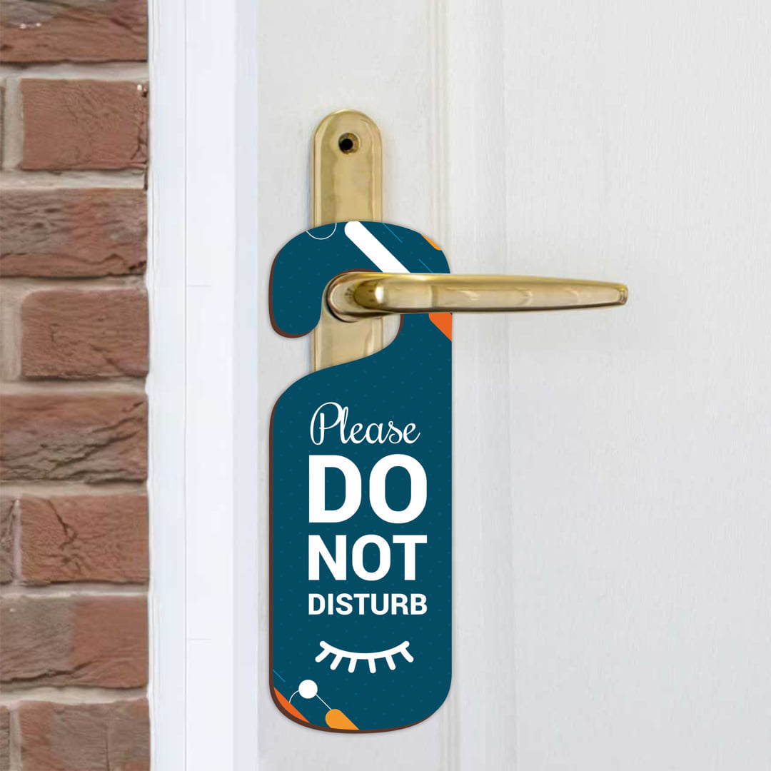 Do Not Disturb MDF Door Sign Hanger