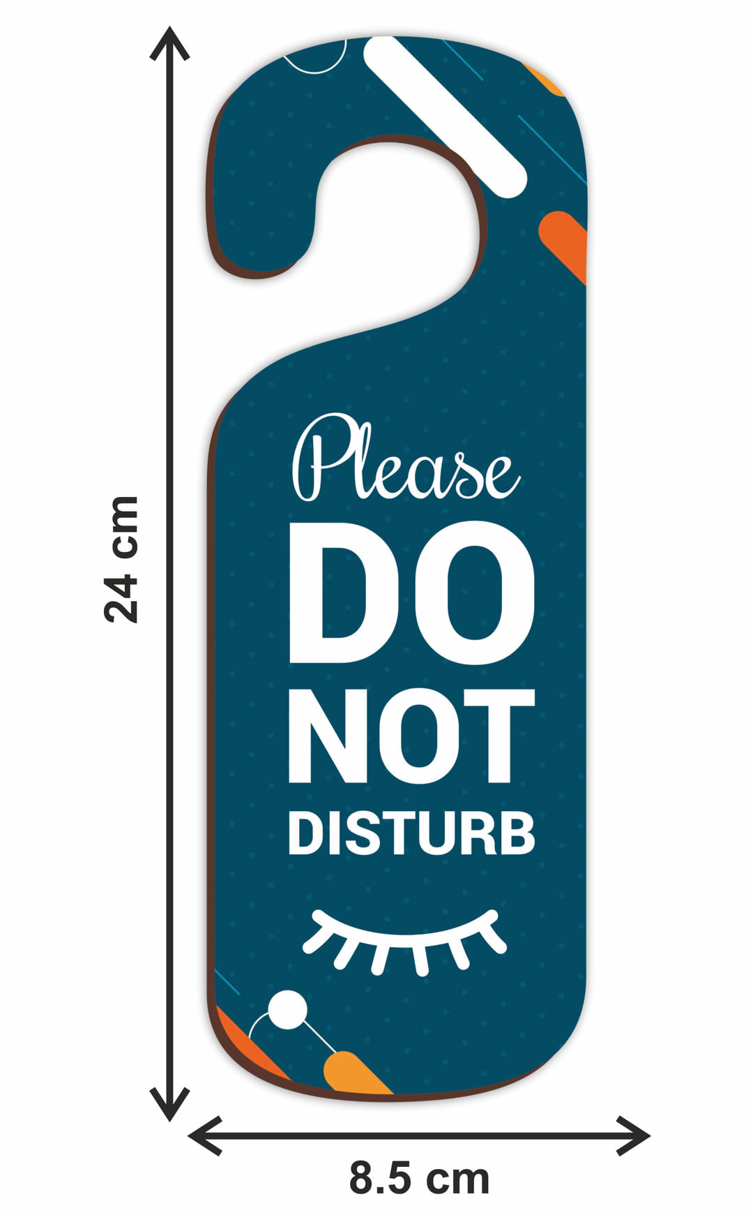 Do Not Disturb MDF Door Sign Hanger