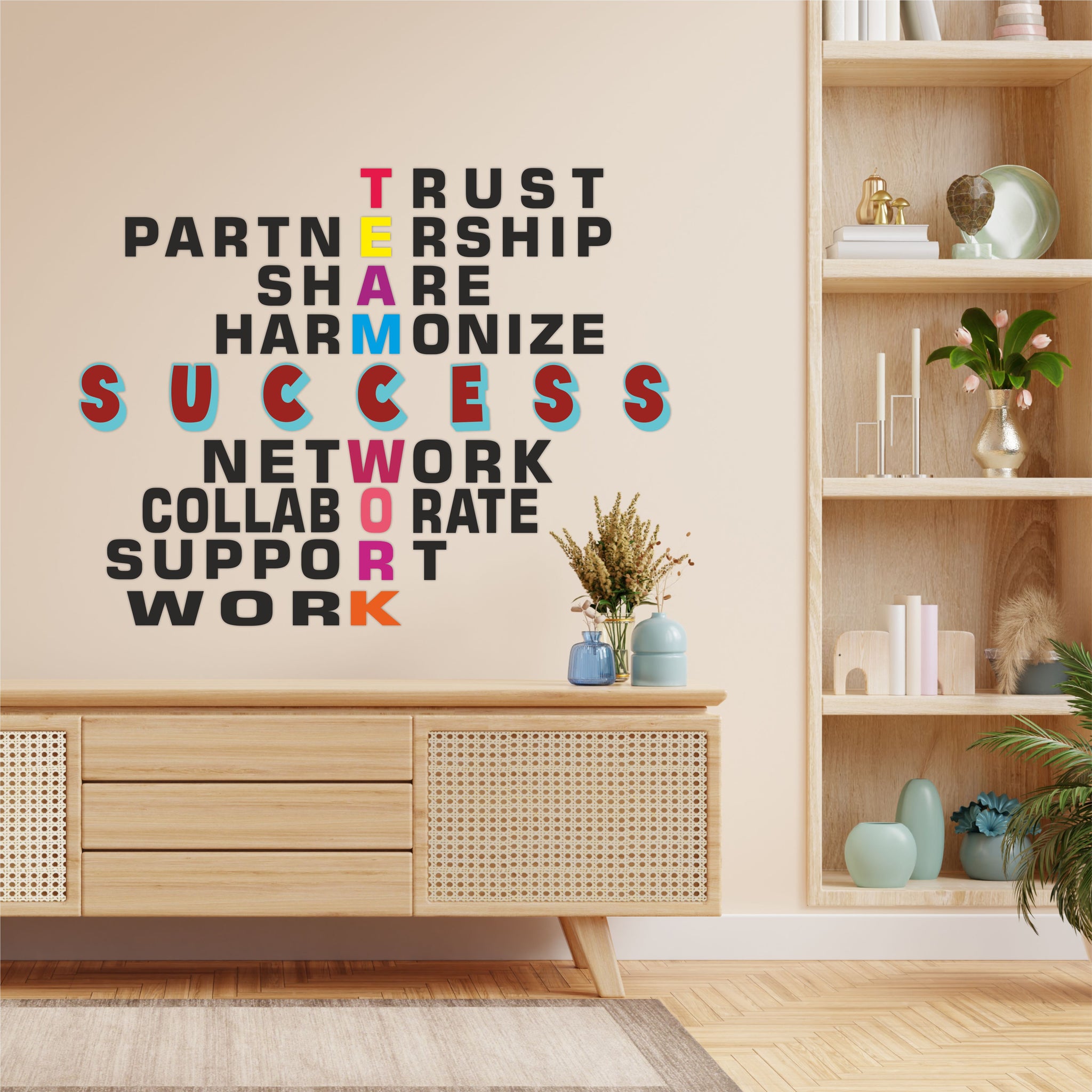 Typography Vinyl Wall Sticker