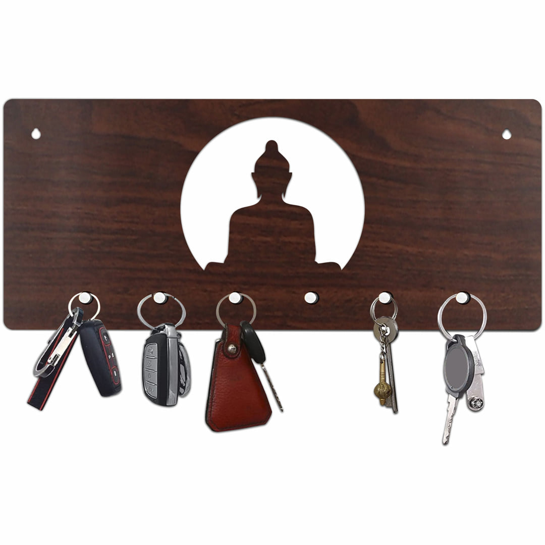 Buddha Key Holder with 6 Strong Knob