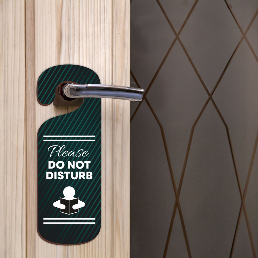 Do Not Disturb MDF Door Sign Hanger