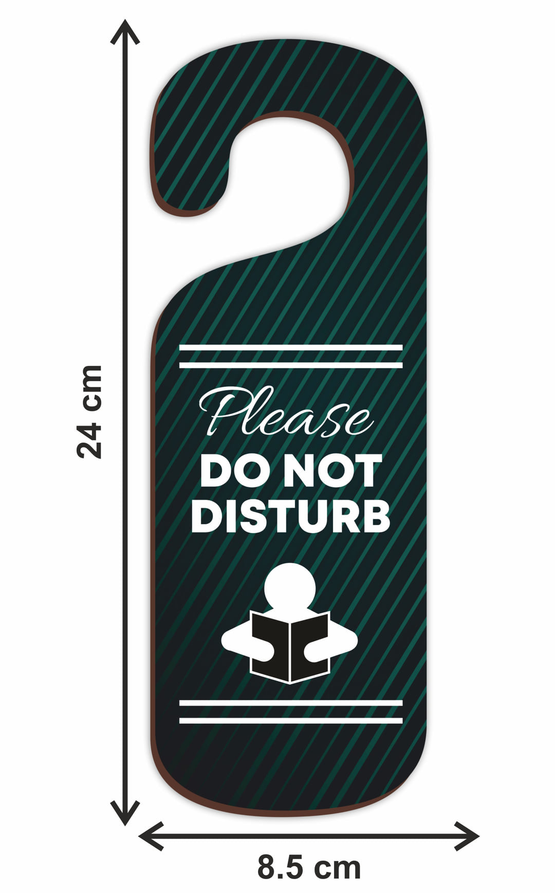 Do Not Disturb MDF Door Sign Hanger