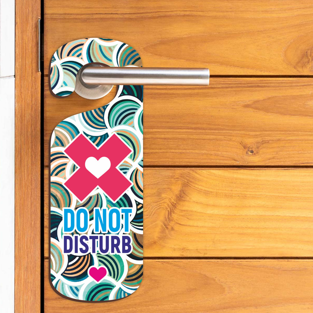 Do Not Disturb MDF Door Sign Hanger