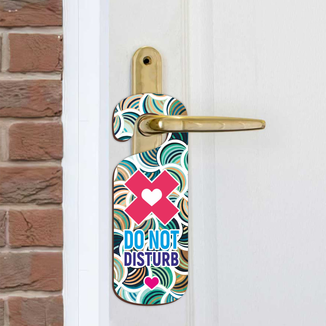 Do Not Disturb MDF Door Sign Hanger