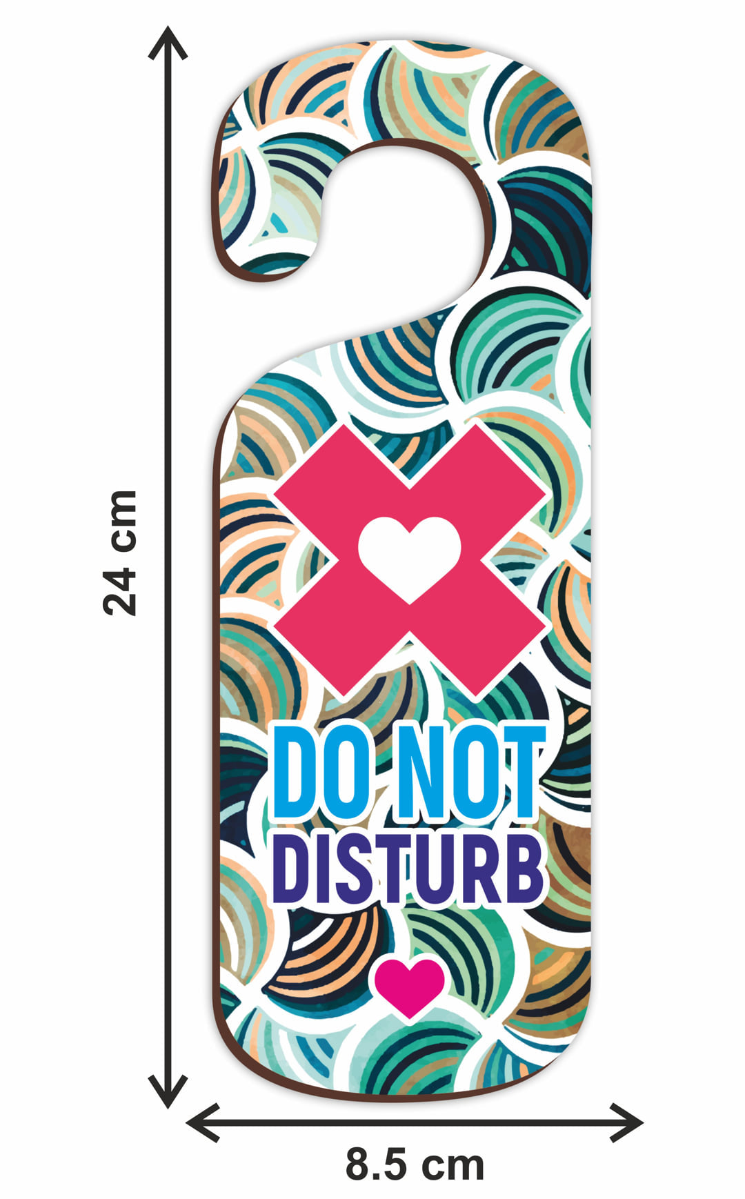 Do Not Disturb MDF Door Sign Hanger