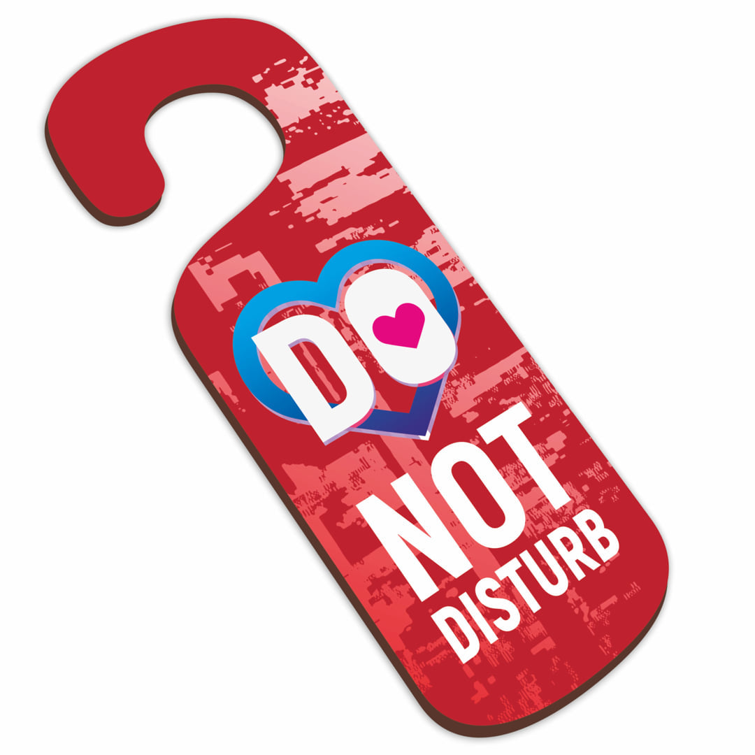 Do Not Disturb MDF Door Sign Hanger