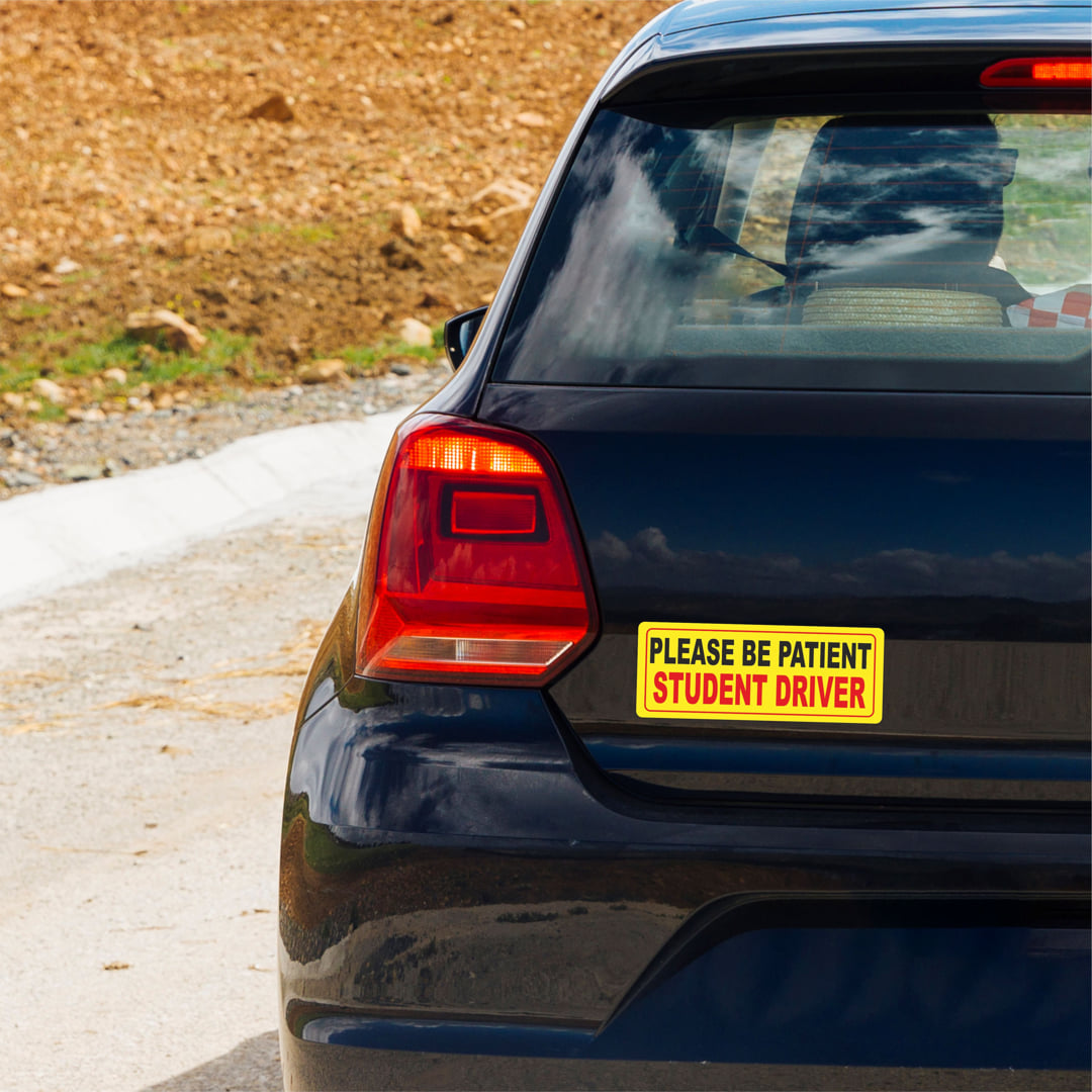 Car Warning Sign Sticker