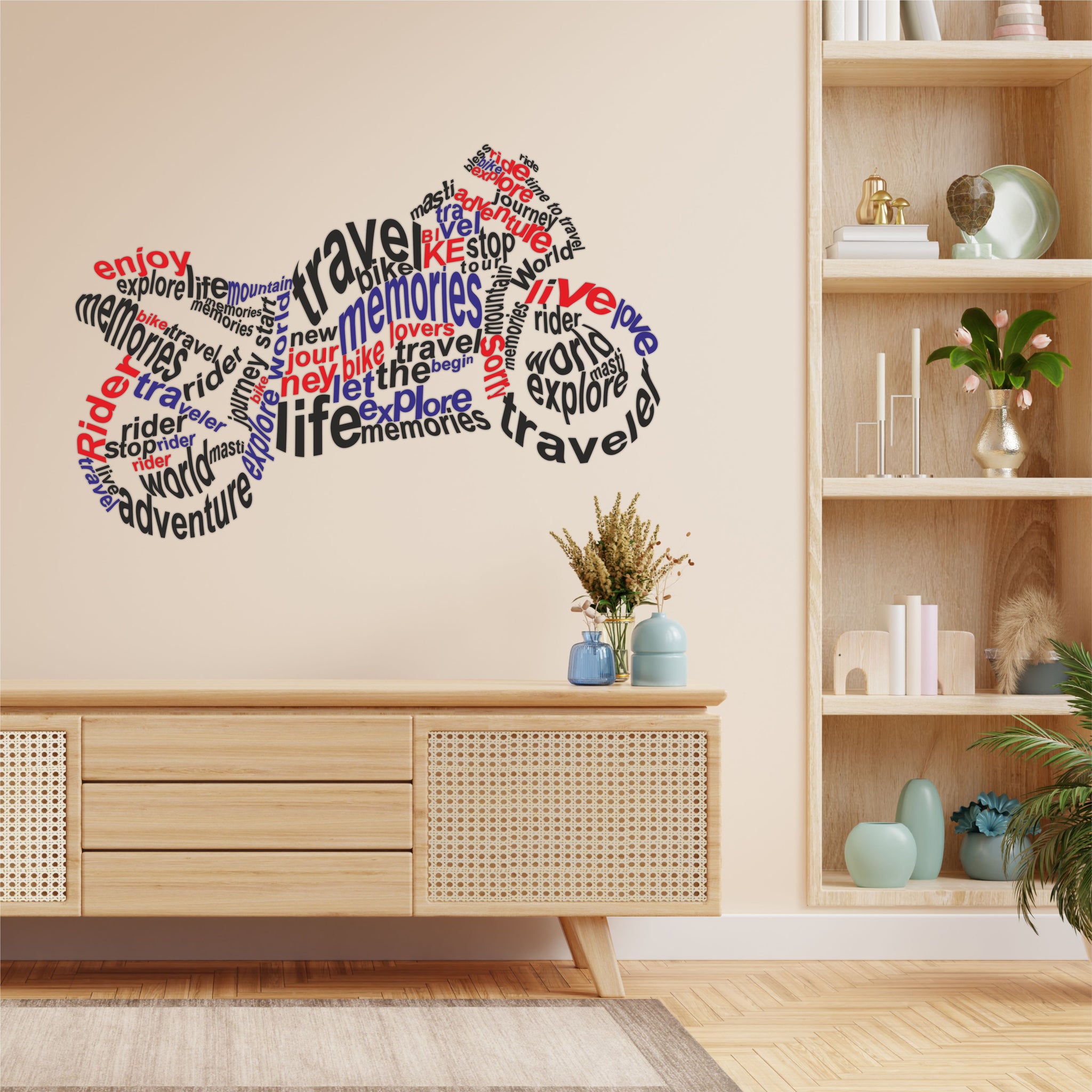 Typography Vinyl Wall Sticker