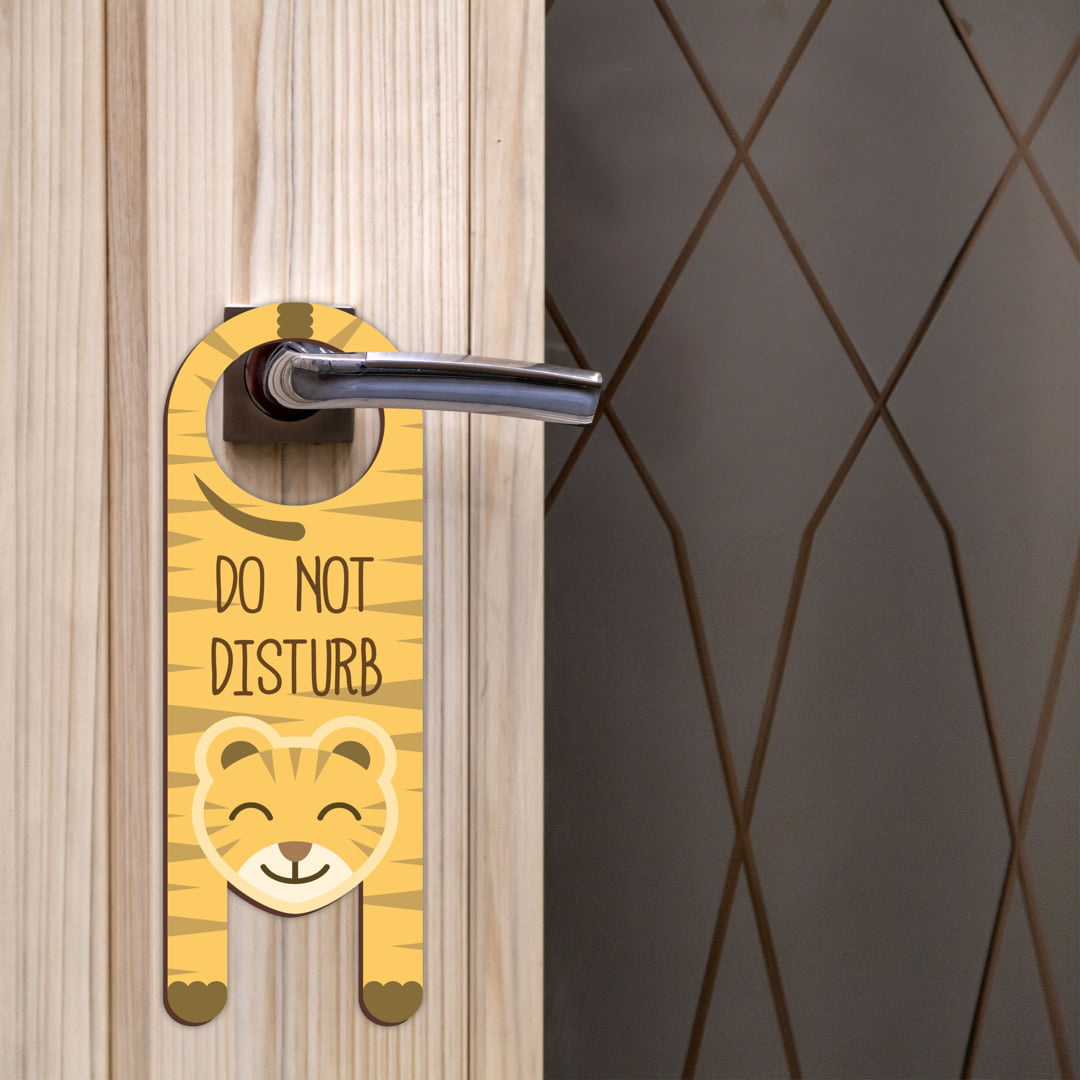 Do Not Disturb MDF Door Sign Hanger