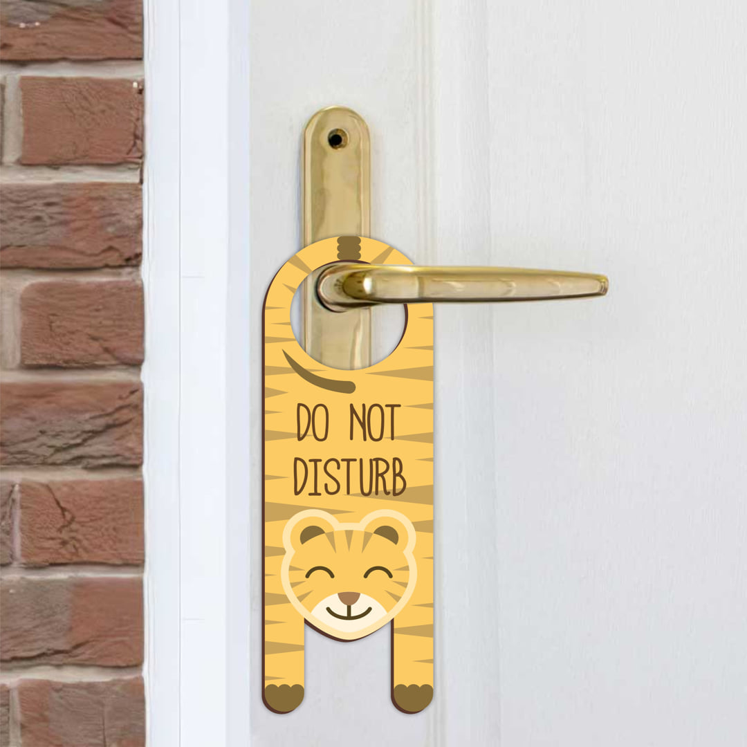 Do Not Disturb MDF Door Sign Hanger