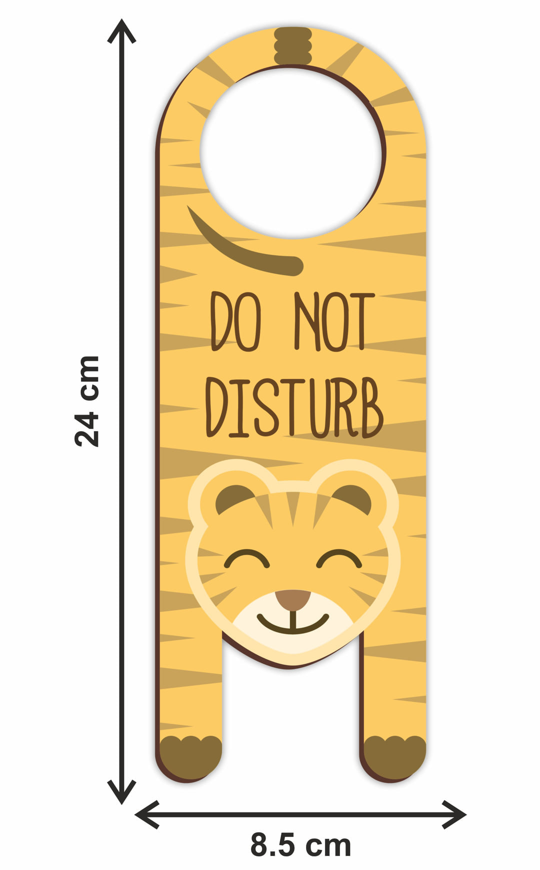 Do Not Disturb MDF Door Sign Hanger