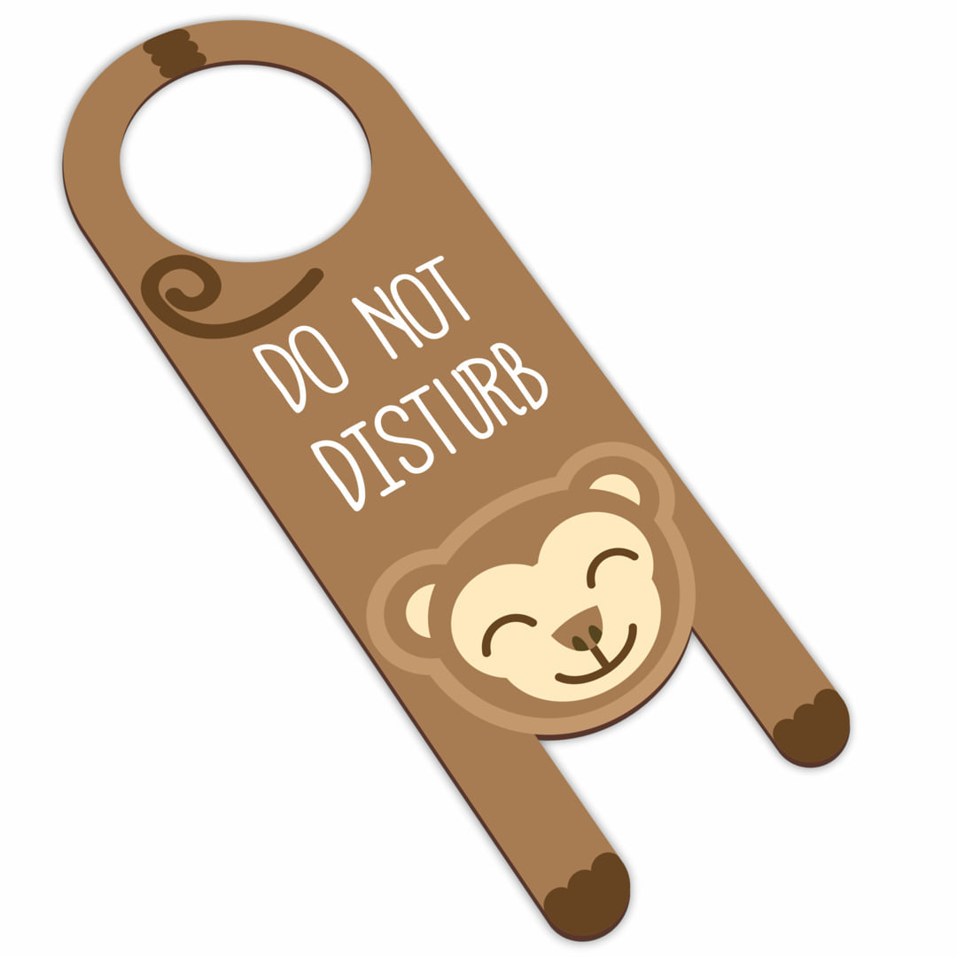 Do Not Disturb MDF Door Sign Hanger