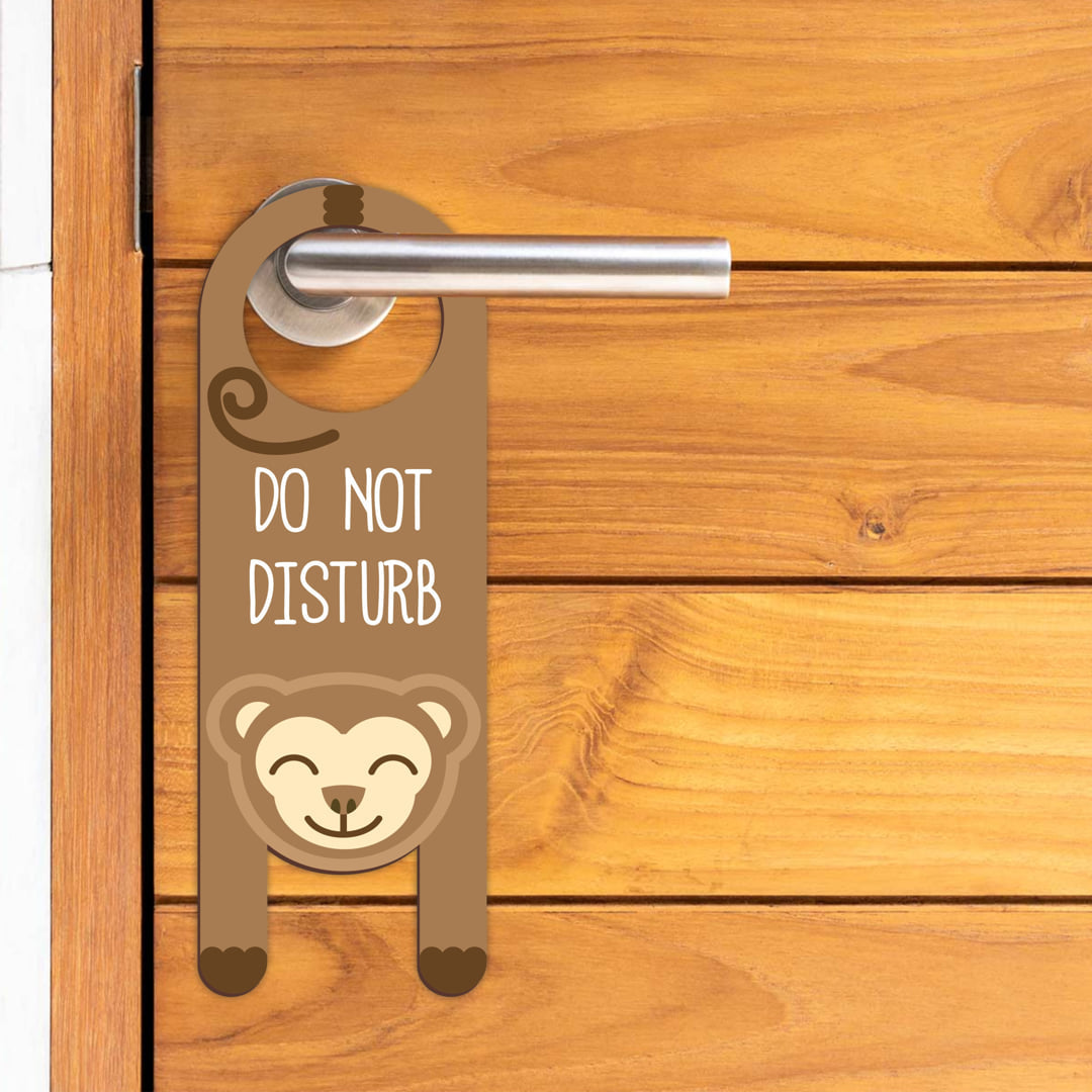 Do Not Disturb MDF Door Sign Hanger