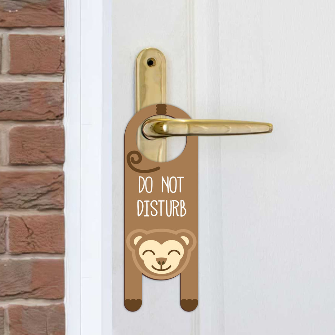 Do Not Disturb MDF Door Sign Hanger