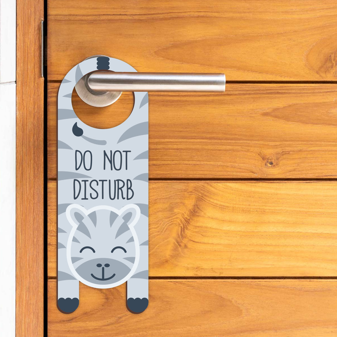 Do Not Disturb MDF Door Sign Hanger