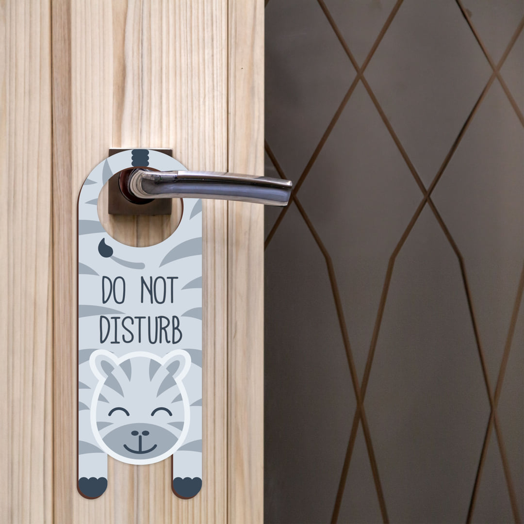 Do Not Disturb MDF Door Sign Hanger