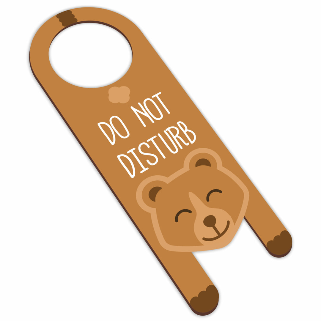 Do Not Disturb MDF Door Sign Hanger