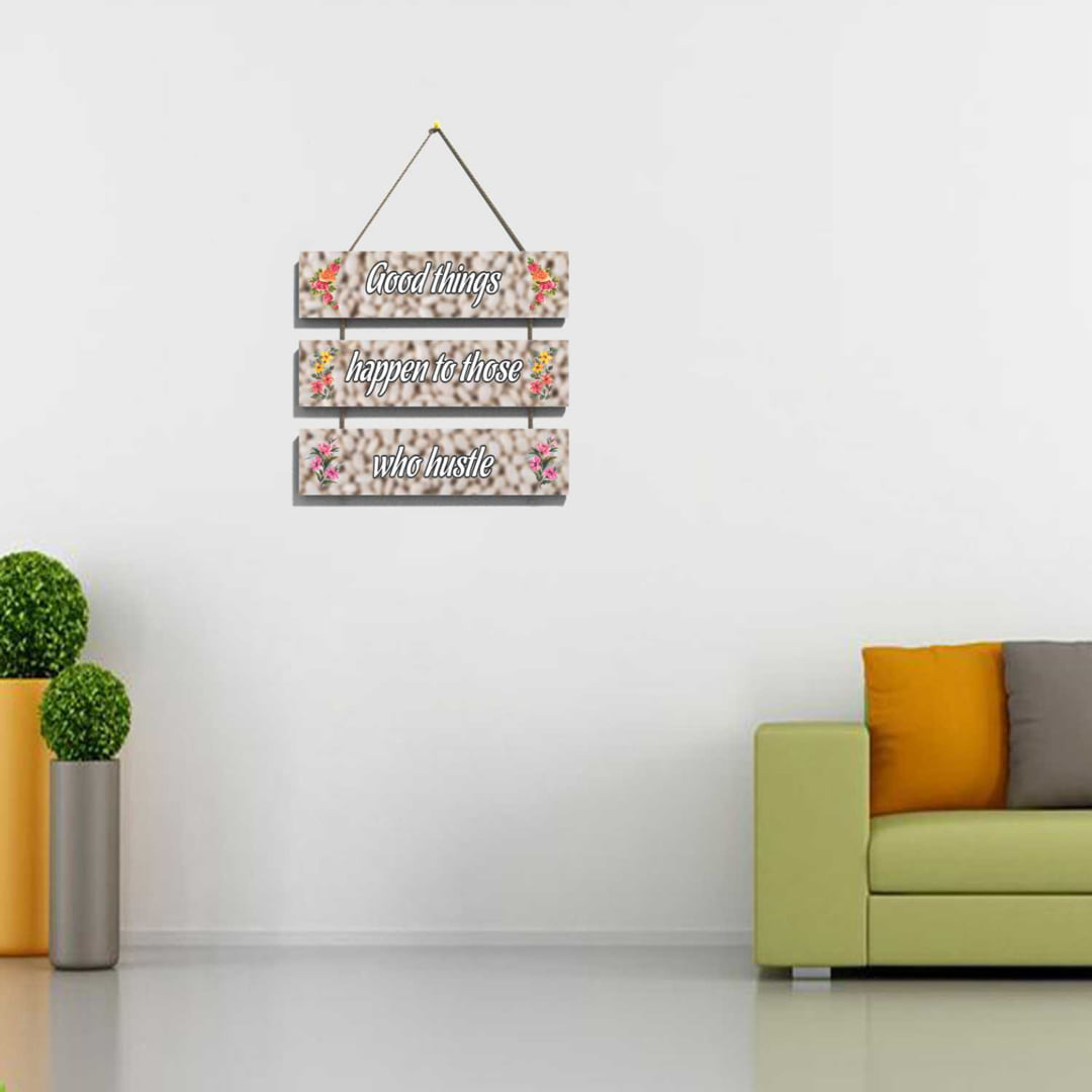 Printed Wooden Wall Hanging