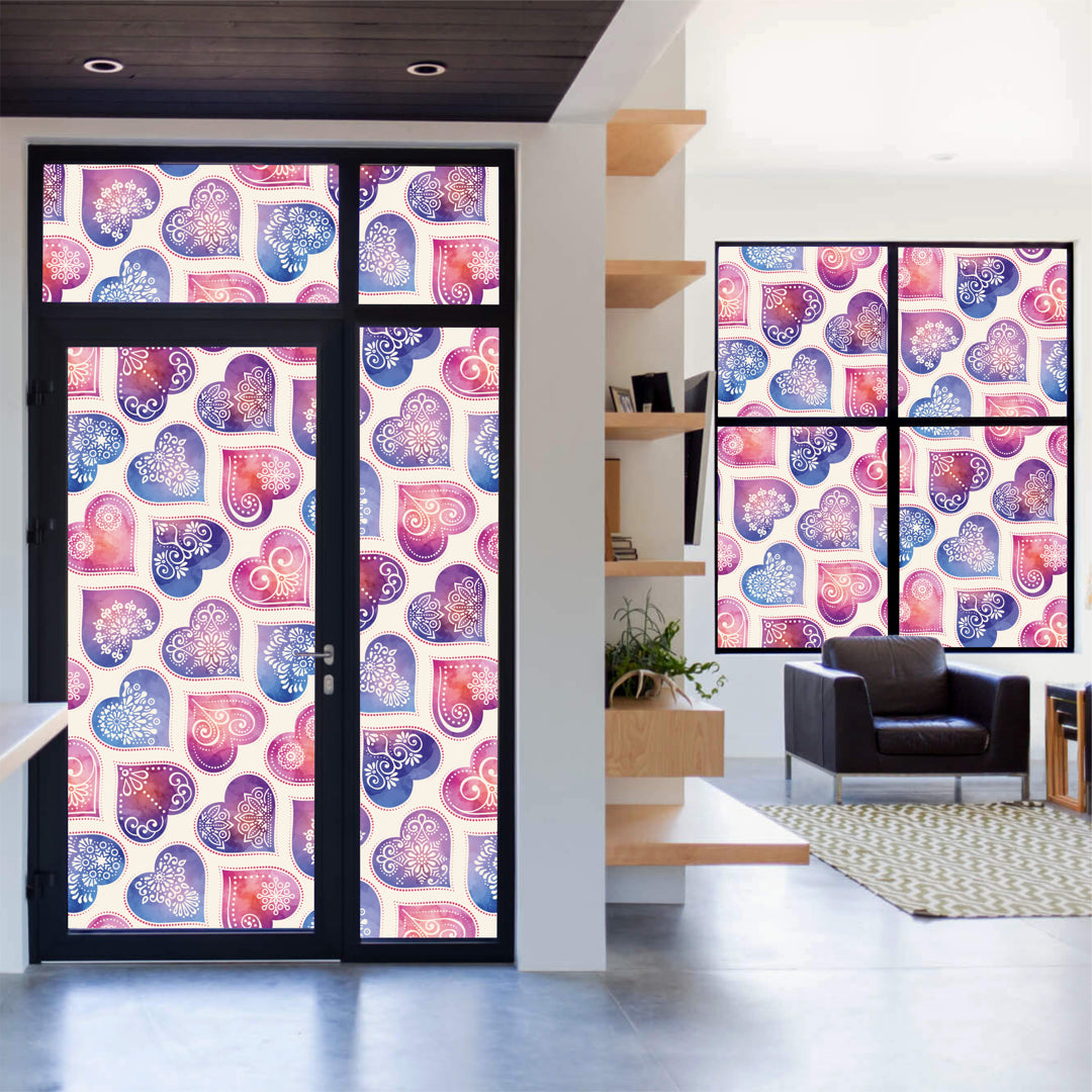 Window Film Privacy Heat-Protected Self-Adhesive Sheet