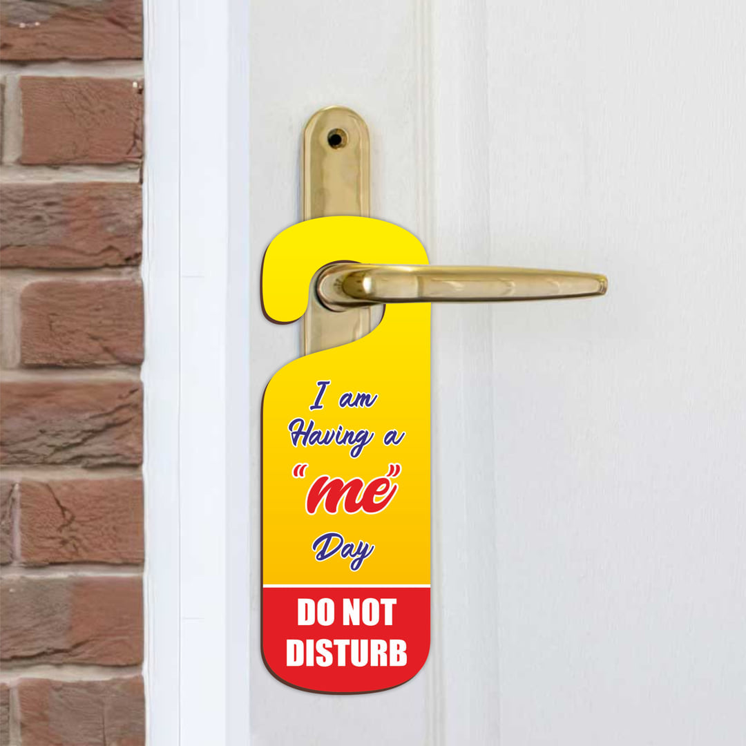 Do Not Disturb MDF Door Sign Hanger