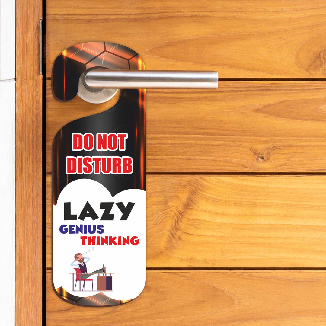 Do Not Disturb MDF Door Sign Hanger