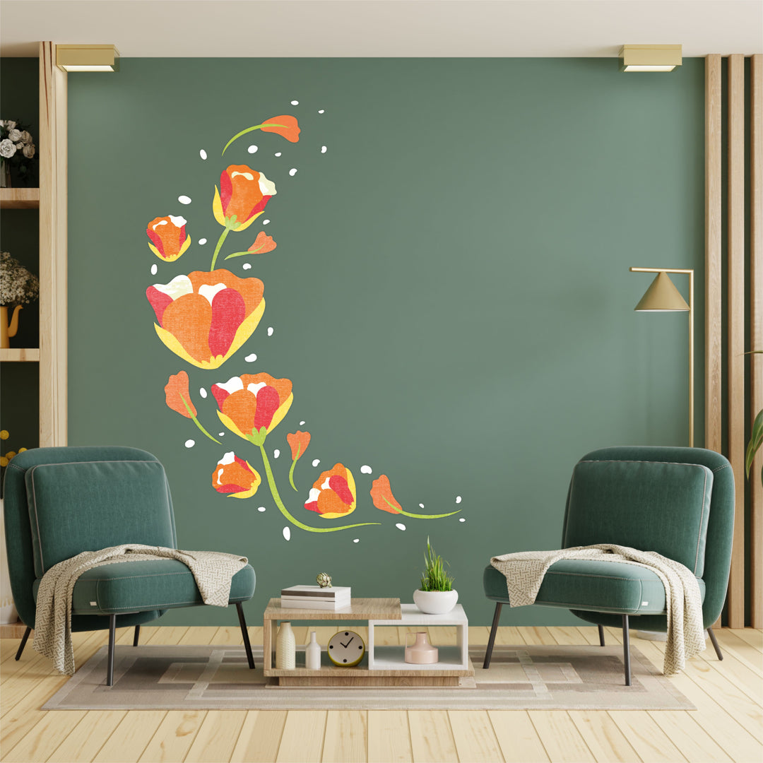 Wall Sticker Transparent Vinyl Self-Adhesive for Wall Decor