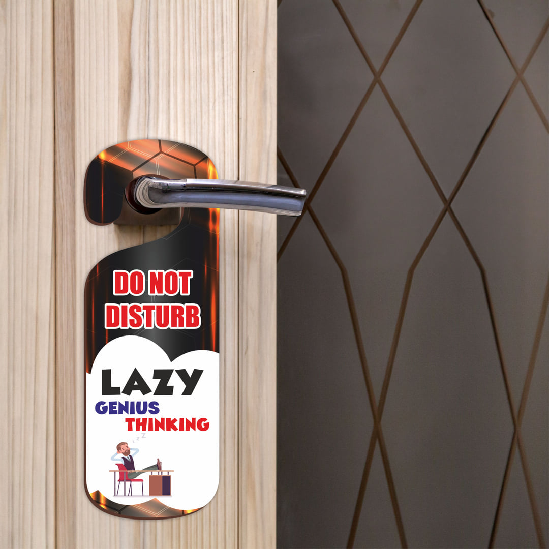 Do Not Disturb MDF Door Sign Hanger