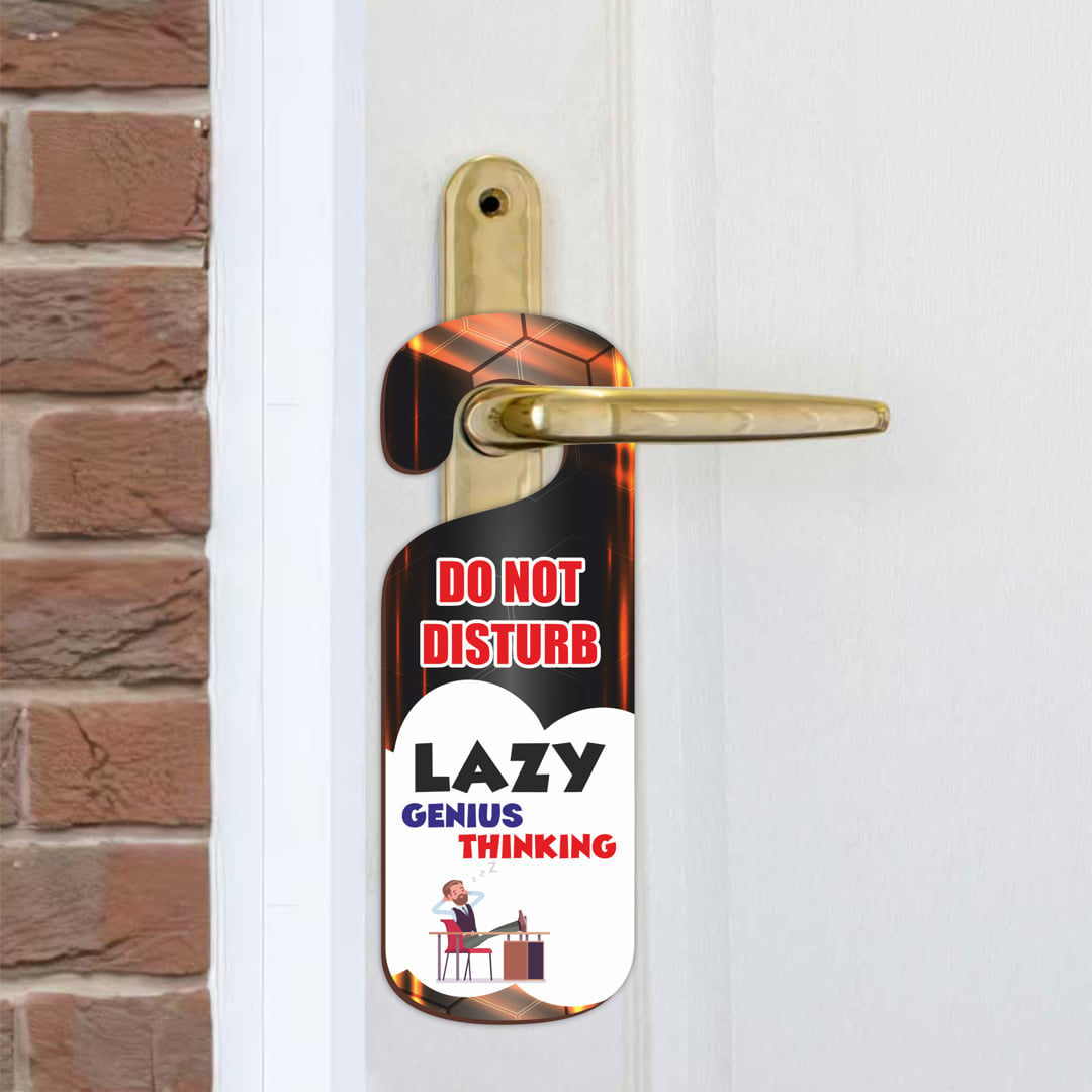 Do Not Disturb MDF Door Sign Hanger