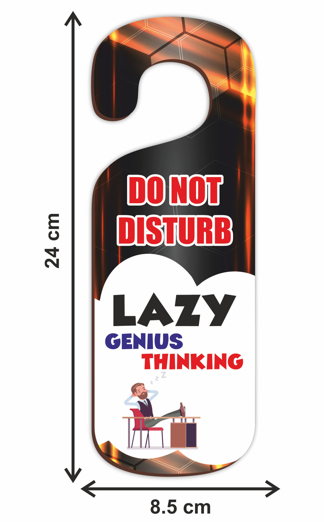 Do Not Disturb MDF Door Sign Hanger