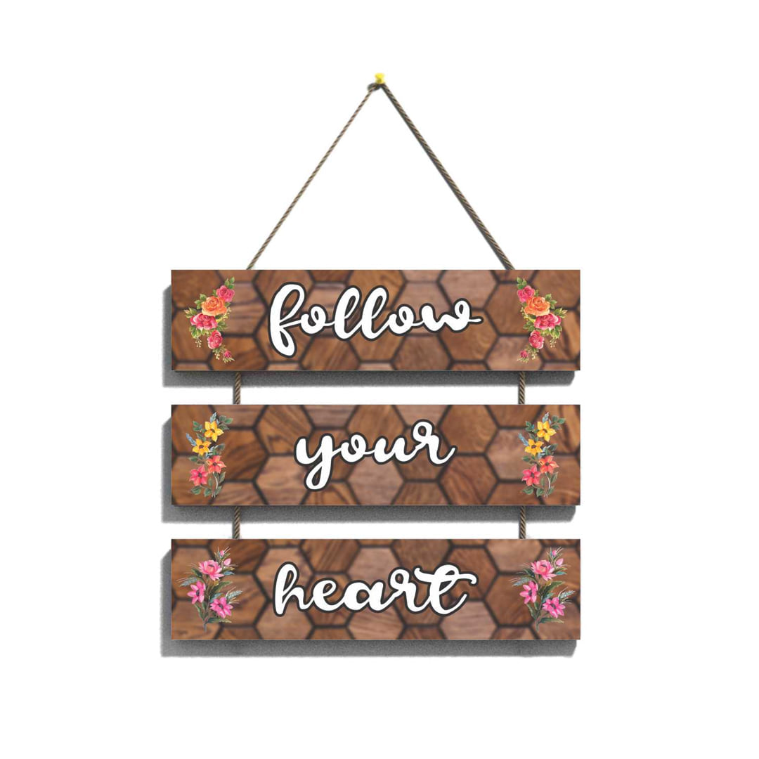 Printed Wooden Wall Hanging