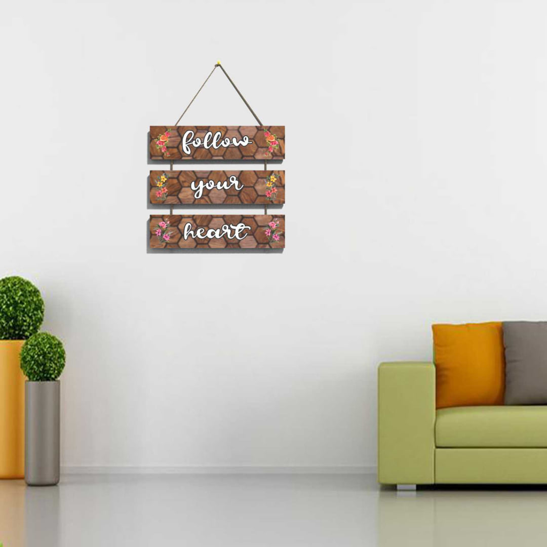 Printed Wooden Wall Hanging