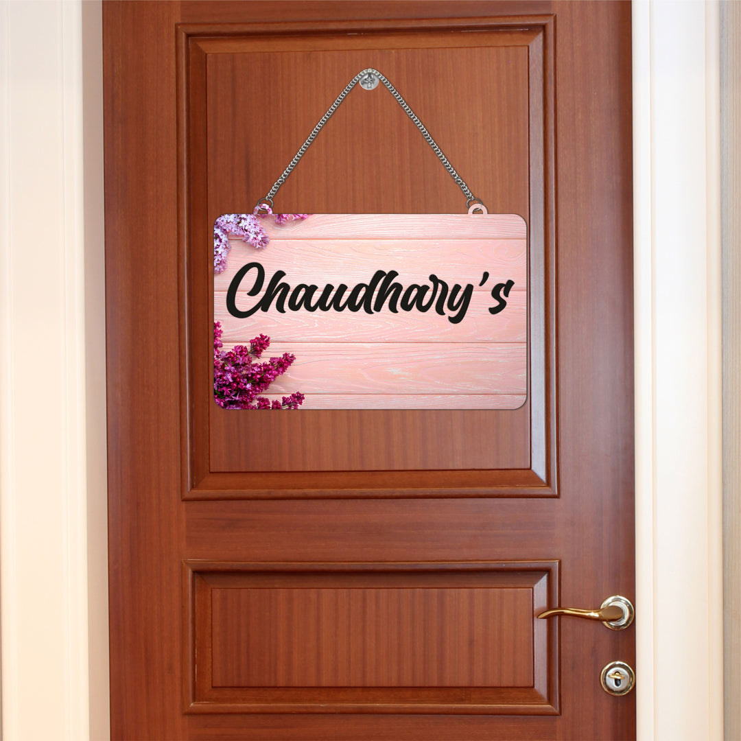 Customized MDF Name Plate for Entrance