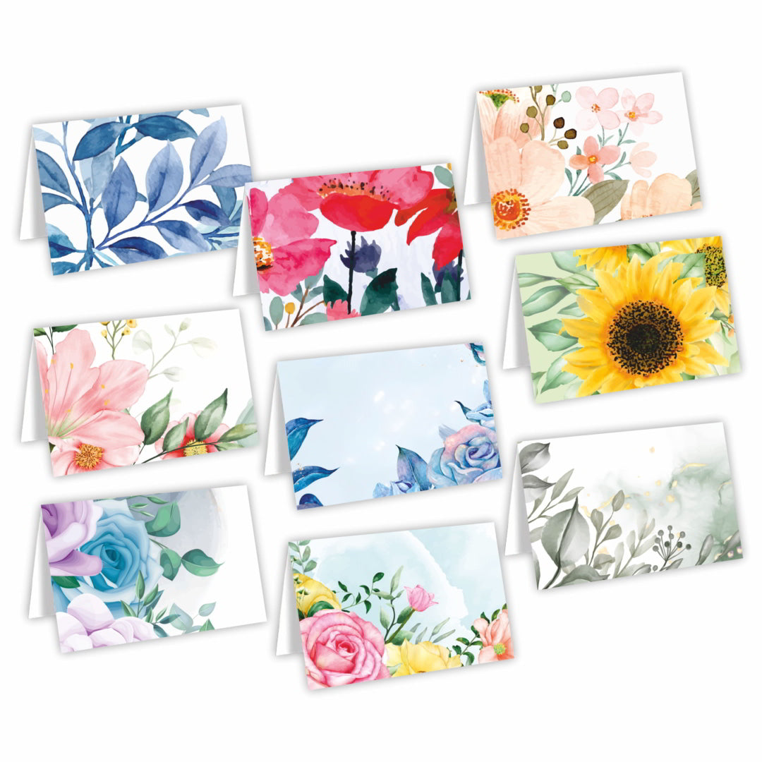 Bloom Flower Design Greeting Card