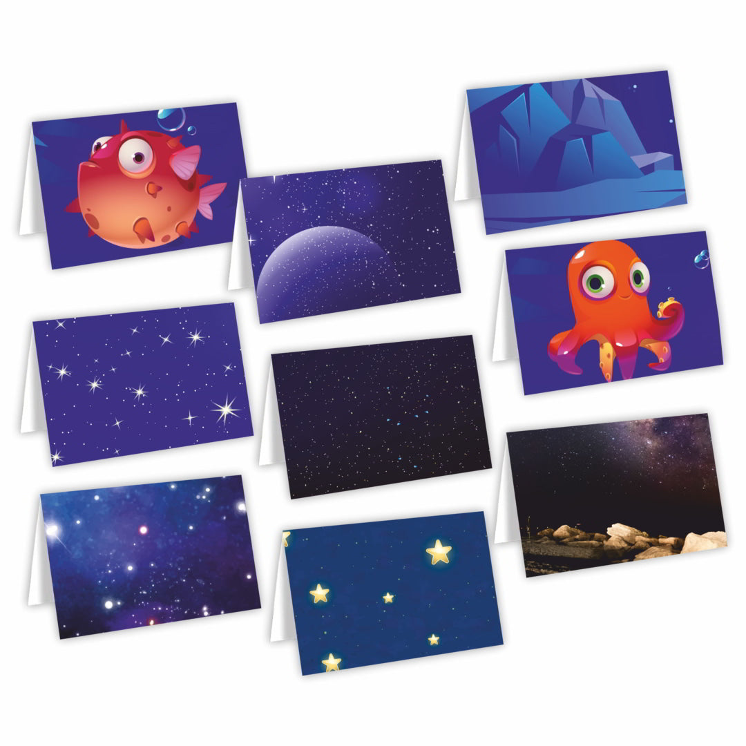 Star Design Greeting Notecard