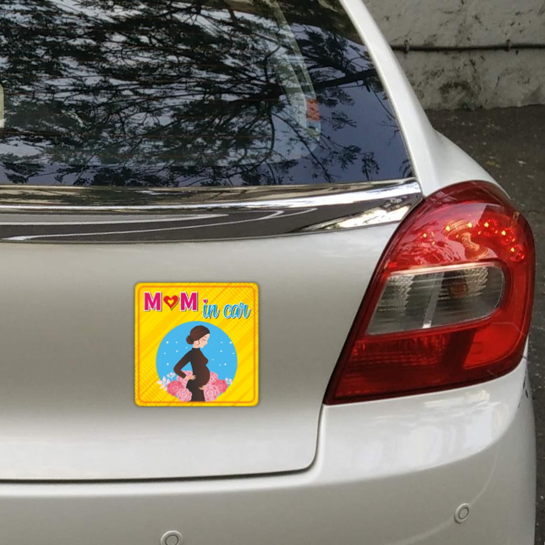 Mom in Car Sticker Decal_c5